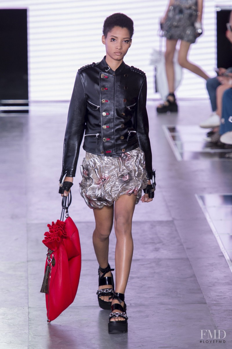 Lineisy Montero featured in  the Louis Vuitton fashion show for Spring/Summer 2016