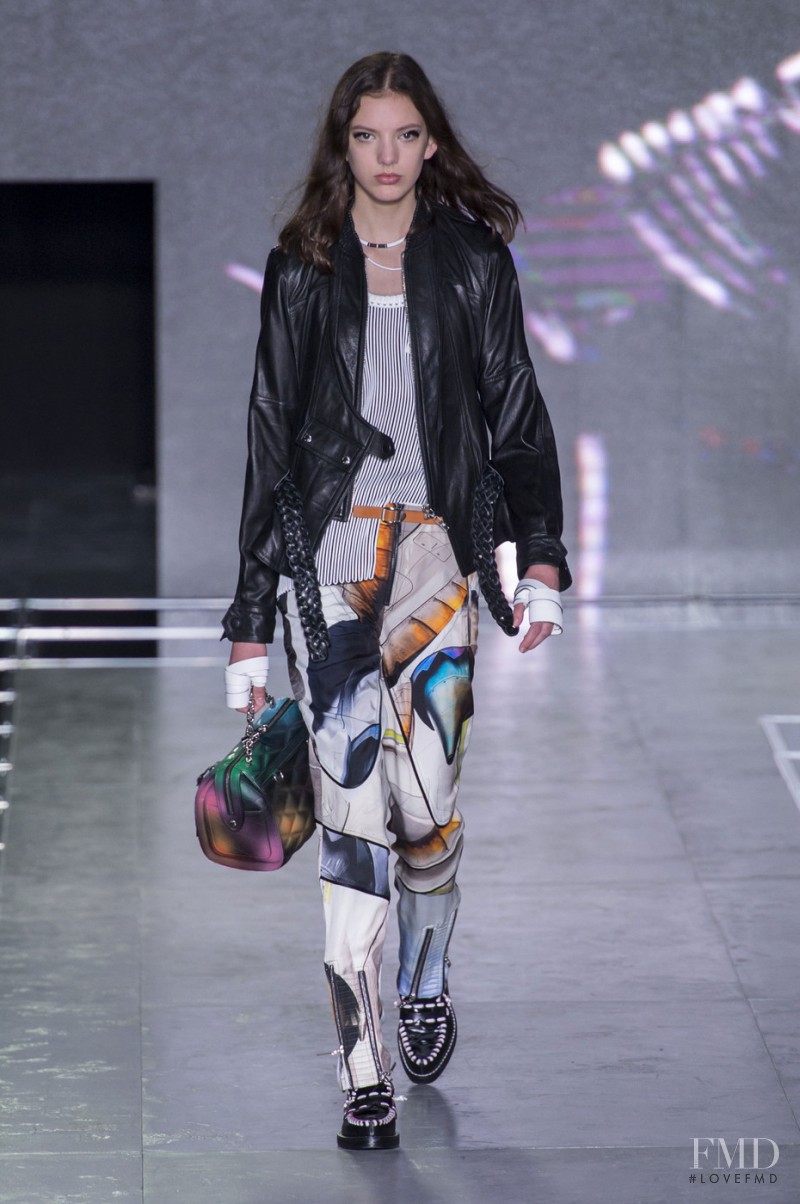 Caroline Reagan featured in  the Louis Vuitton fashion show for Spring/Summer 2016