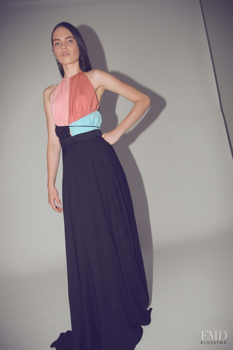 Lily Stewart featured in  the Juan Carlos Obando lookbook for Resort 2015