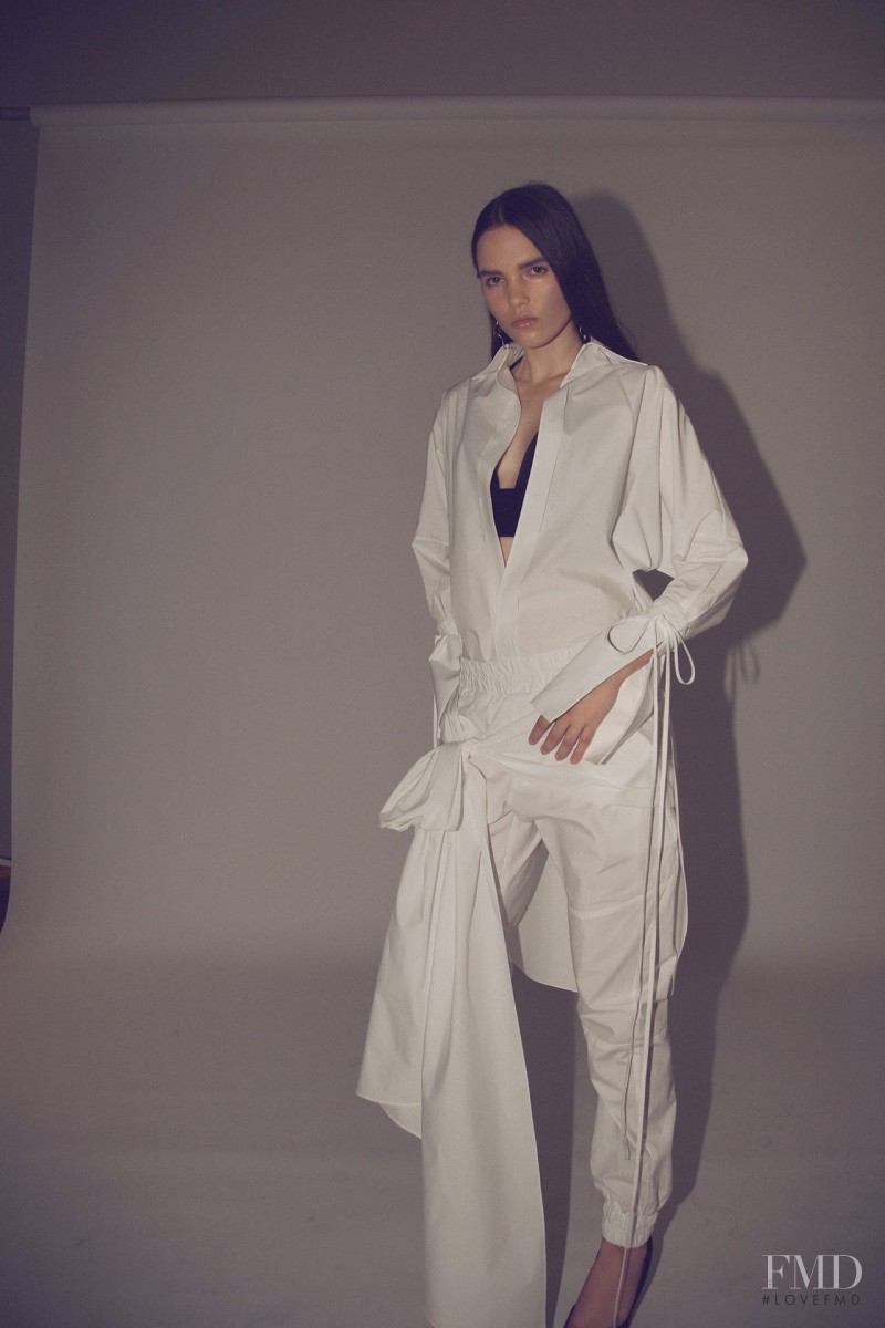 Lily Stewart featured in  the Juan Carlos Obando lookbook for Resort 2015