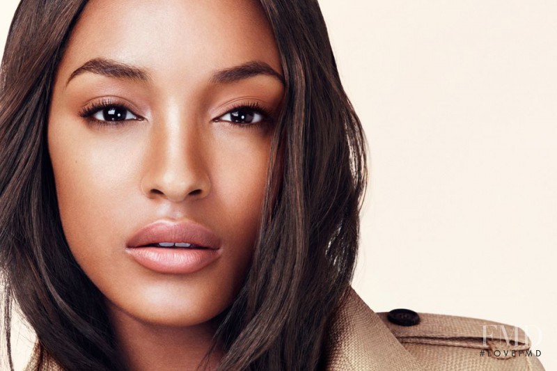 Jourdan Dunn featured in  the Burberry Beauty advertisement for Spring/Summer 2012