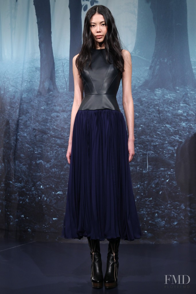 Yi Fei Li featured in  the ADEAM fashion show for Autumn/Winter 2013