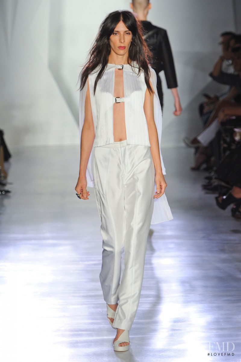 Jamie Bochert featured in  the Mandy Coon fashion show for Spring/Summer 2012