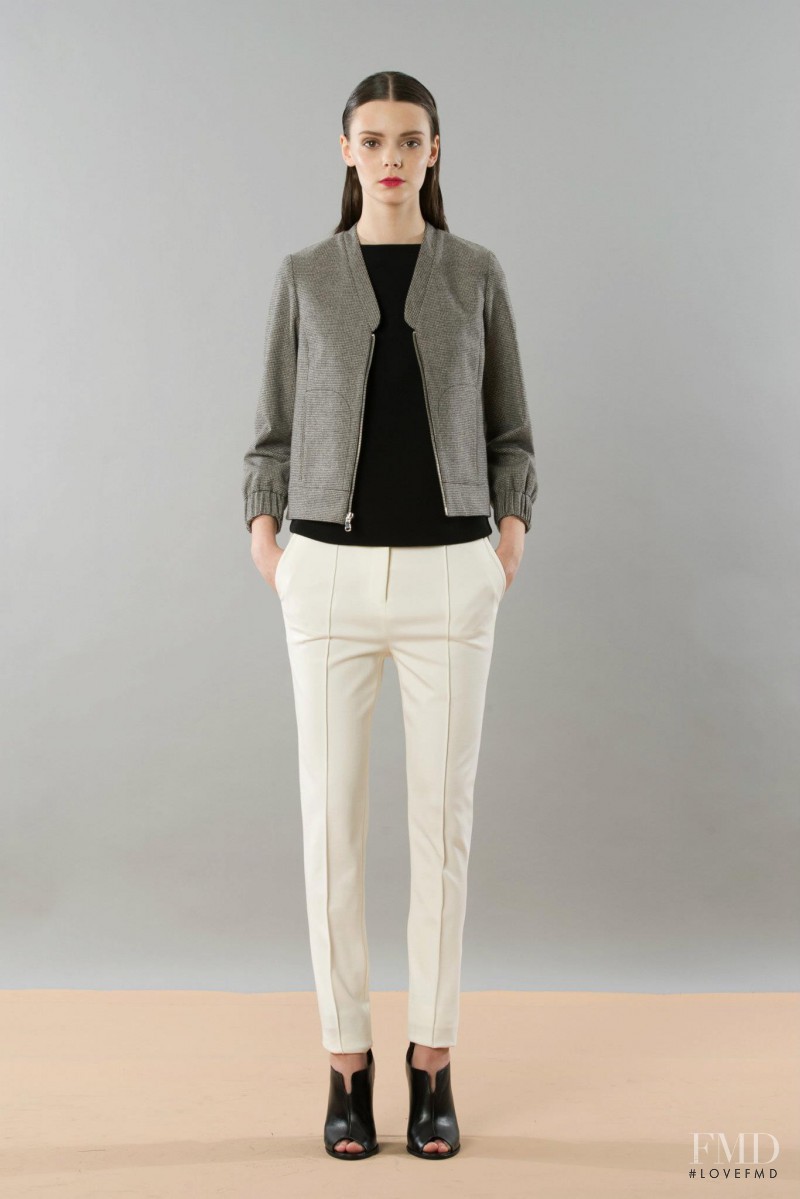 Nikole Ivanova featured in  the Tibi lookbook for Pre-Fall 2012