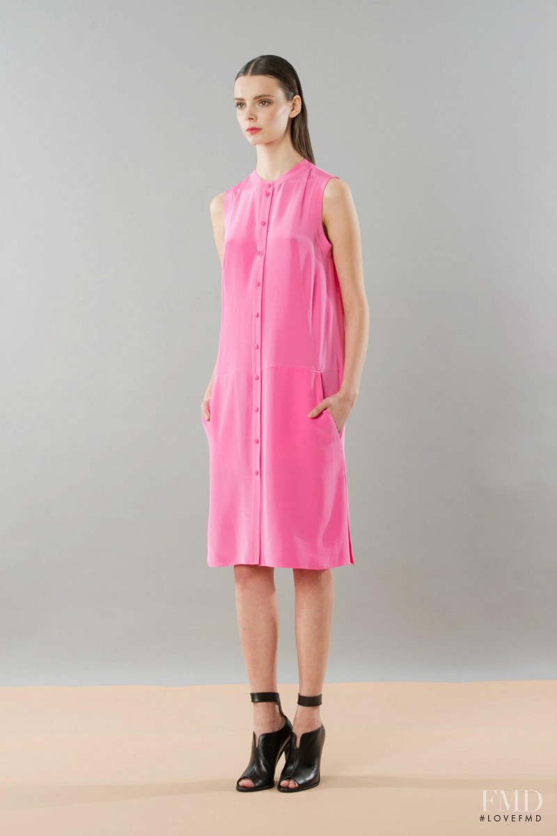 Nikole Ivanova featured in  the Tibi lookbook for Pre-Fall 2012