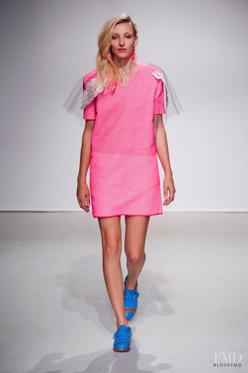 Maggie Maurer featured in  the Julien David fashion show for Spring/Summer 2014