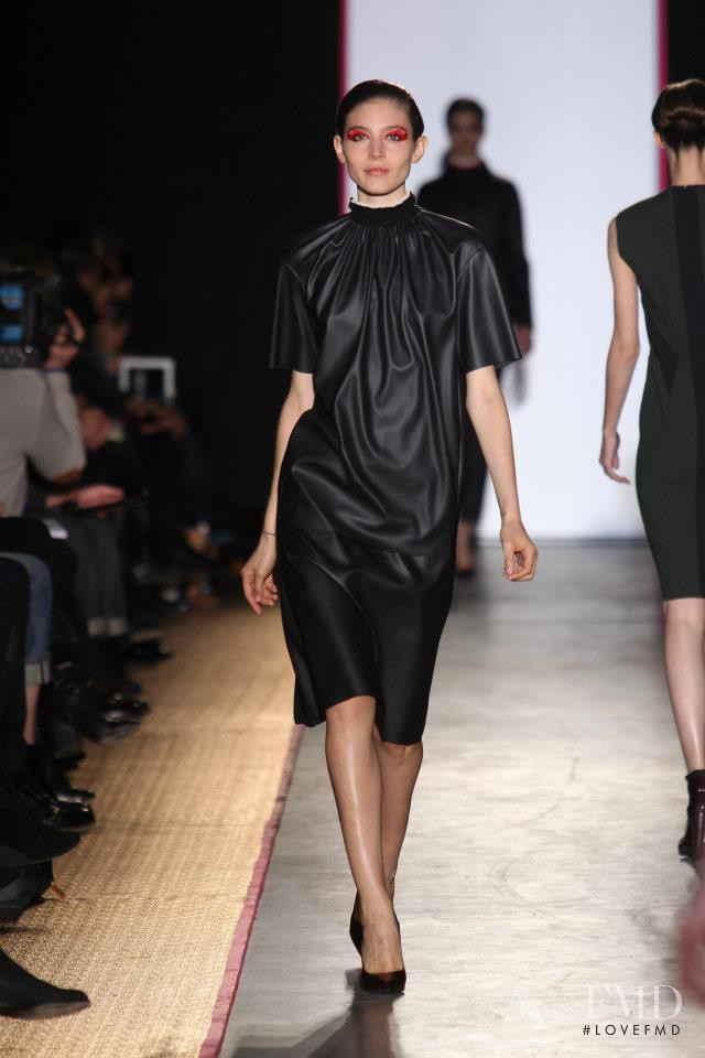 Giuliana Caramuto featured in  the Cedric Charlier fashion show for Autumn/Winter 2013