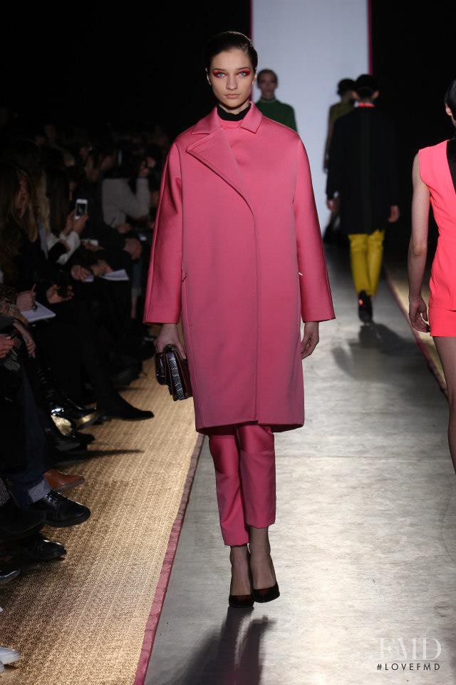 Anastasija Titko featured in  the Cedric Charlier fashion show for Autumn/Winter 2013