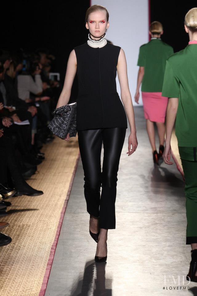 Anna Martynova featured in  the Cedric Charlier fashion show for Autumn/Winter 2013