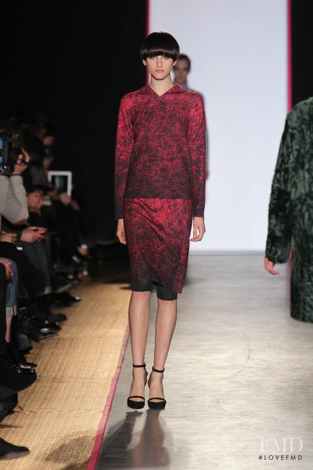 Athena Wilson featured in  the Cedric Charlier fashion show for Autumn/Winter 2013