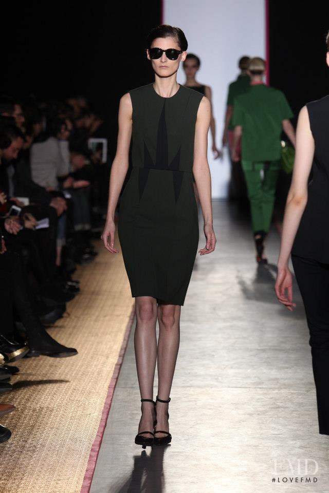 Marie Piovesan featured in  the Cedric Charlier fashion show for Autumn/Winter 2013