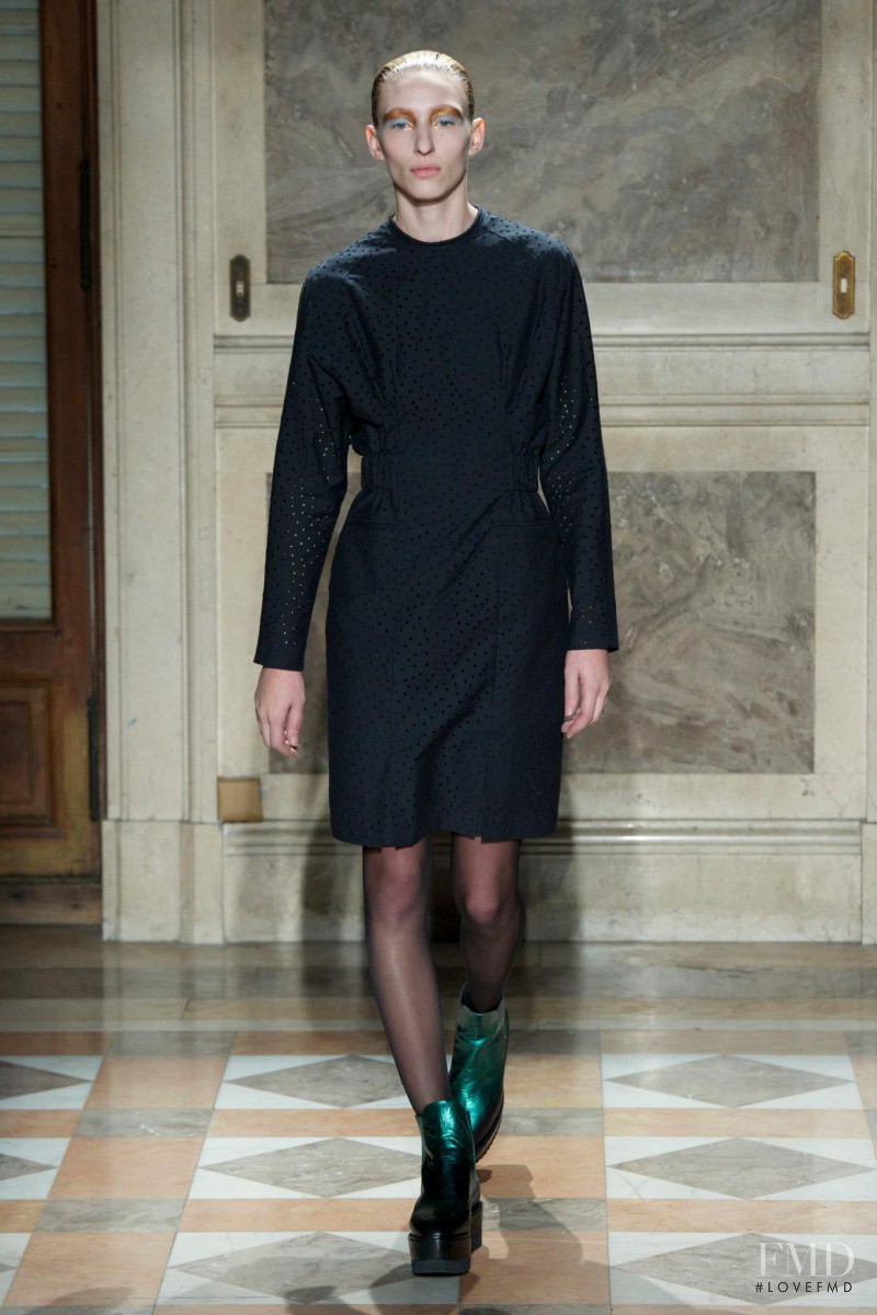 Maggie Maurer featured in  the Damir Doma fashion show for Autumn/Winter 2013