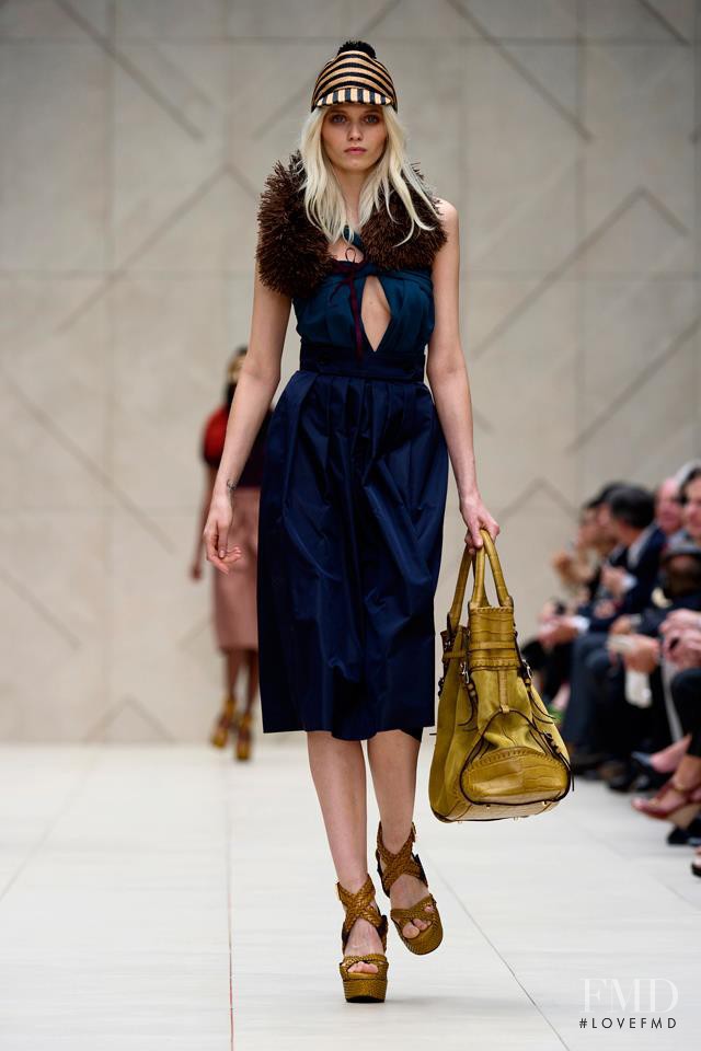 Abbey Lee Kershaw featured in  the Burberry Prorsum fashion show for Spring/Summer 2012