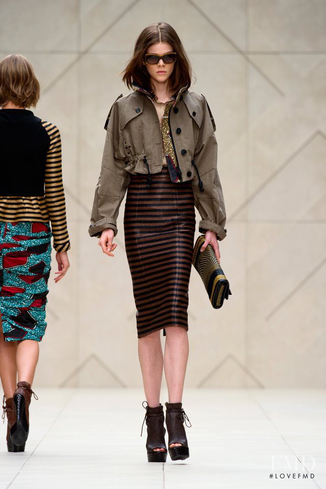 Ruby Jean Wilson featured in  the Burberry Prorsum fashion show for Spring/Summer 2012