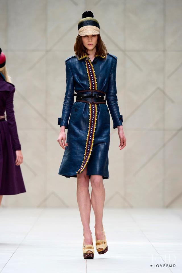 Ruby Jean Wilson featured in  the Burberry Prorsum fashion show for Spring/Summer 2012