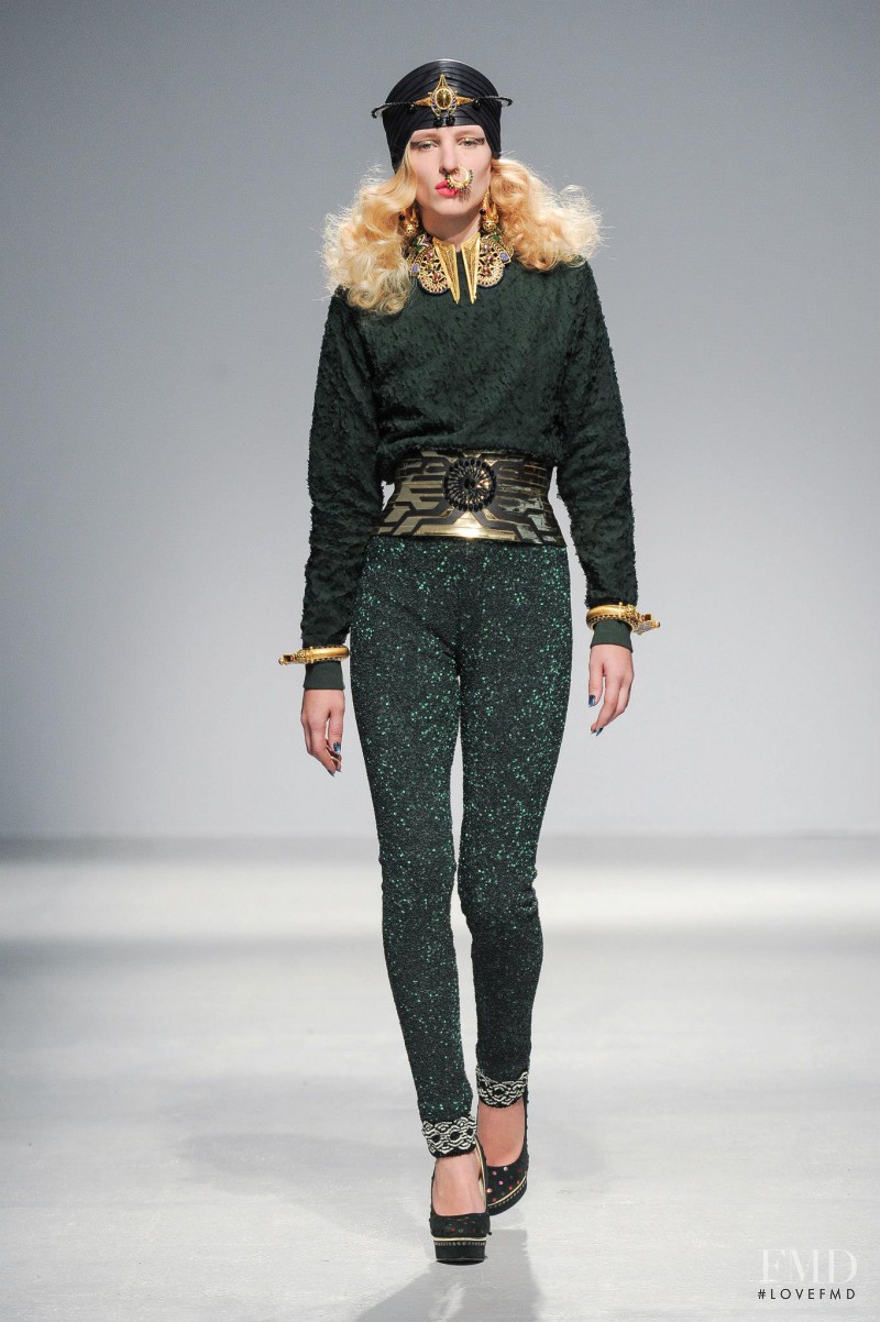 Maggie Maurer featured in  the Manish Arora fashion show for Autumn/Winter 2013