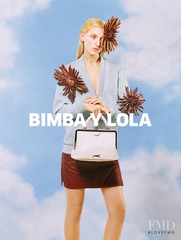 Maggie Maurer featured in  the Bimba & Lola advertisement for Spring/Summer 2014