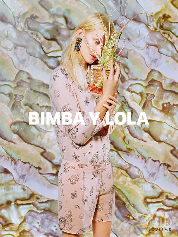 Maggie Maurer featured in  the Bimba & Lola advertisement for Spring/Summer 2014