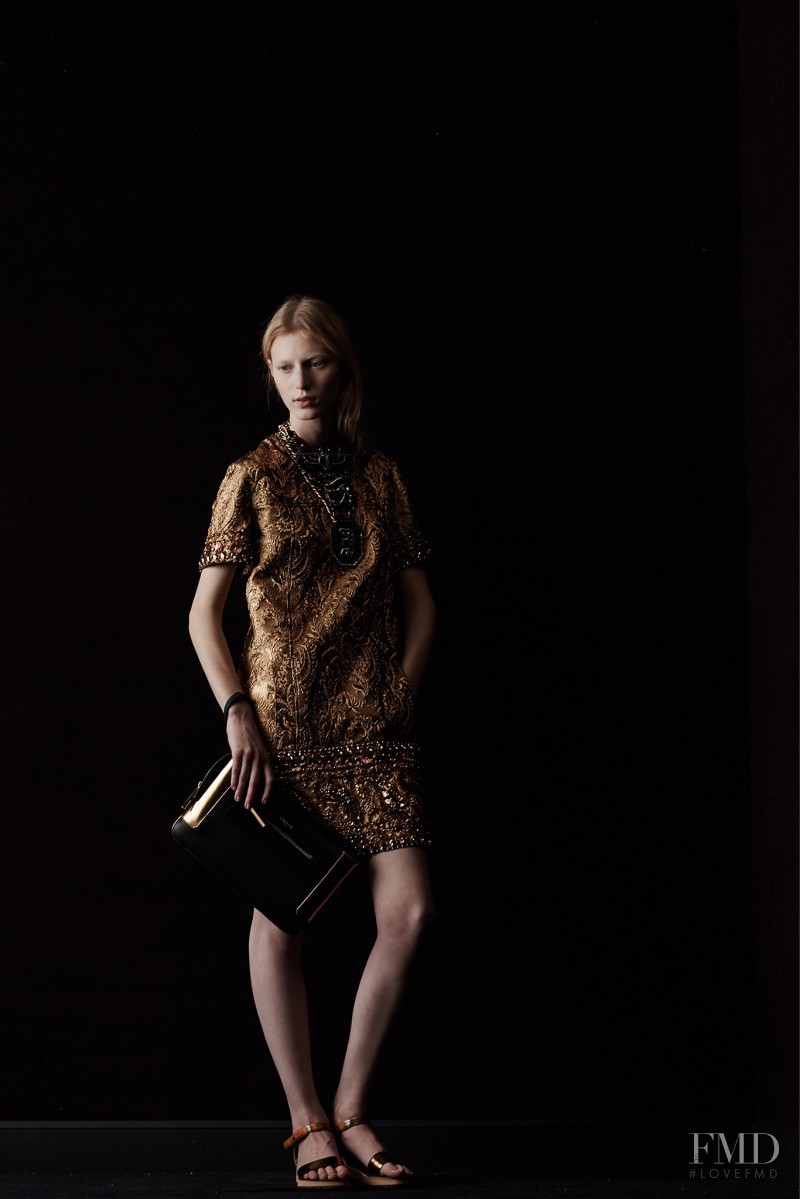 Maggie Maurer featured in  the Lanvin lookbook for Resort 2014