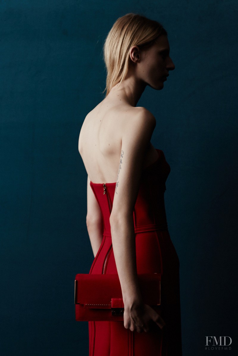 Maggie Maurer featured in  the Lanvin lookbook for Resort 2014