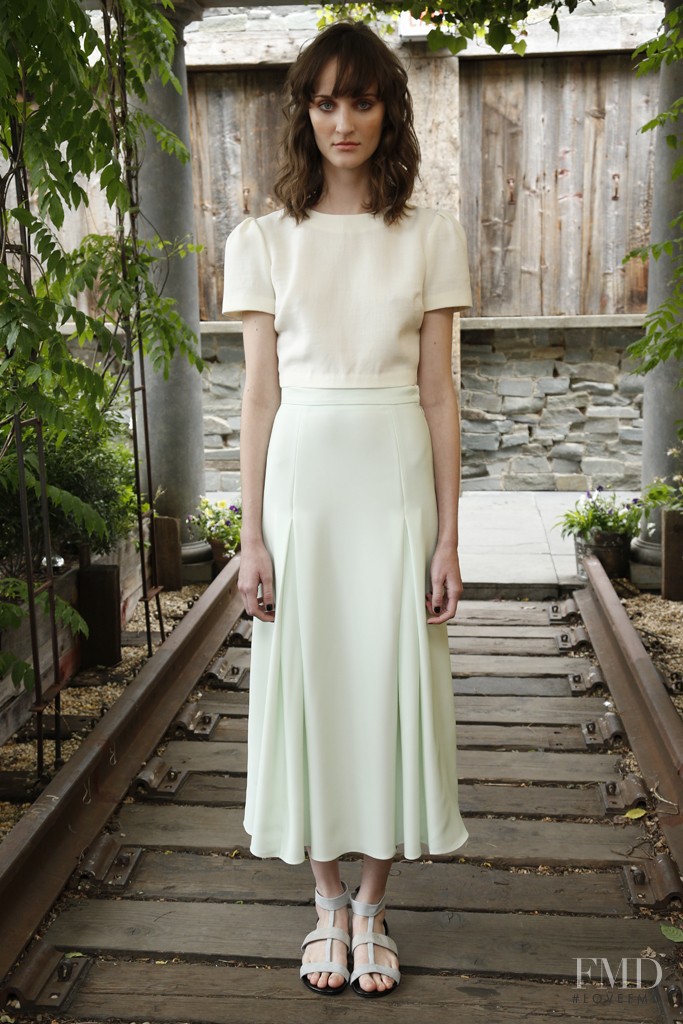 Marina Heiden featured in  the Houghton fashion show for Resort 2014