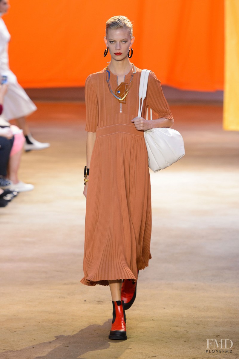 Lexi Boling featured in  the Celine fashion show for Spring/Summer 2016