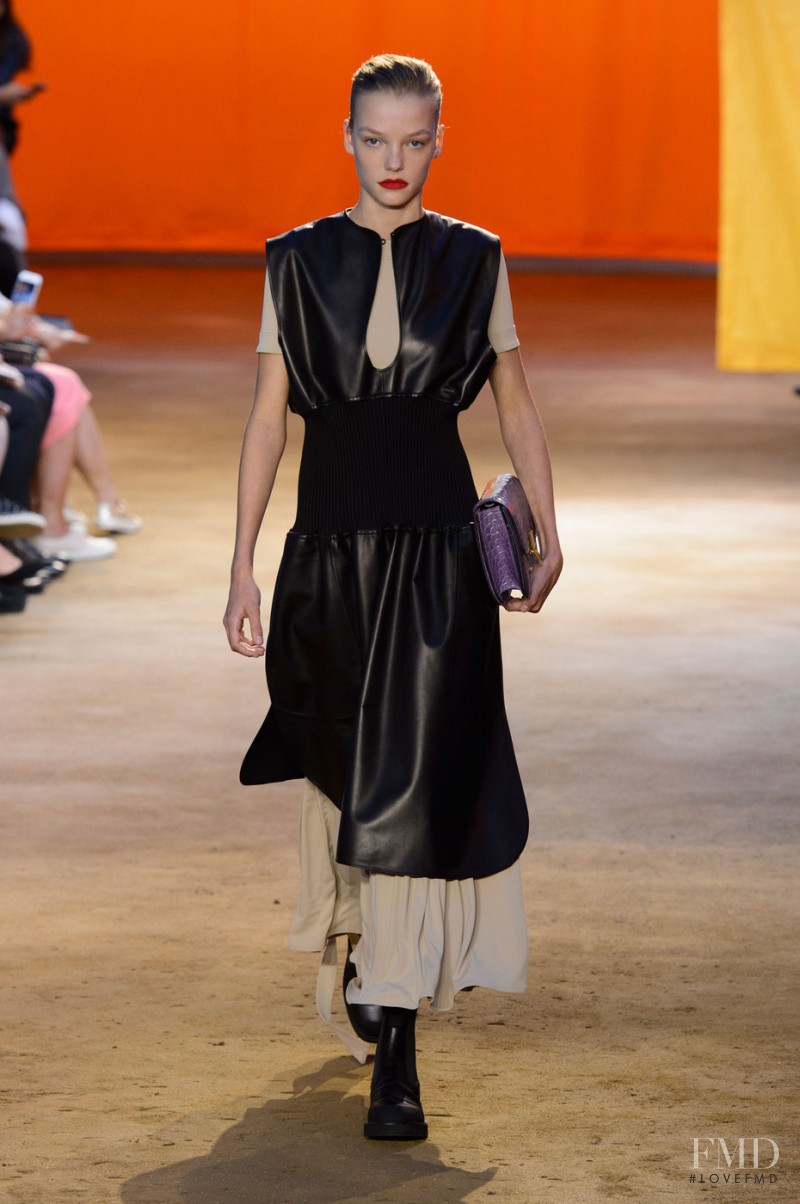 Roos Abels featured in  the Celine fashion show for Spring/Summer 2016
