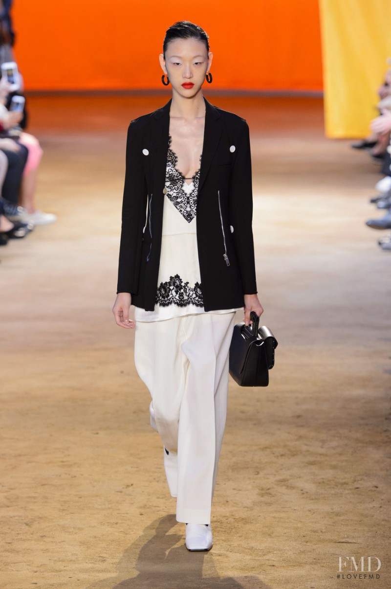 So Ra Choi featured in  the Celine fashion show for Spring/Summer 2016