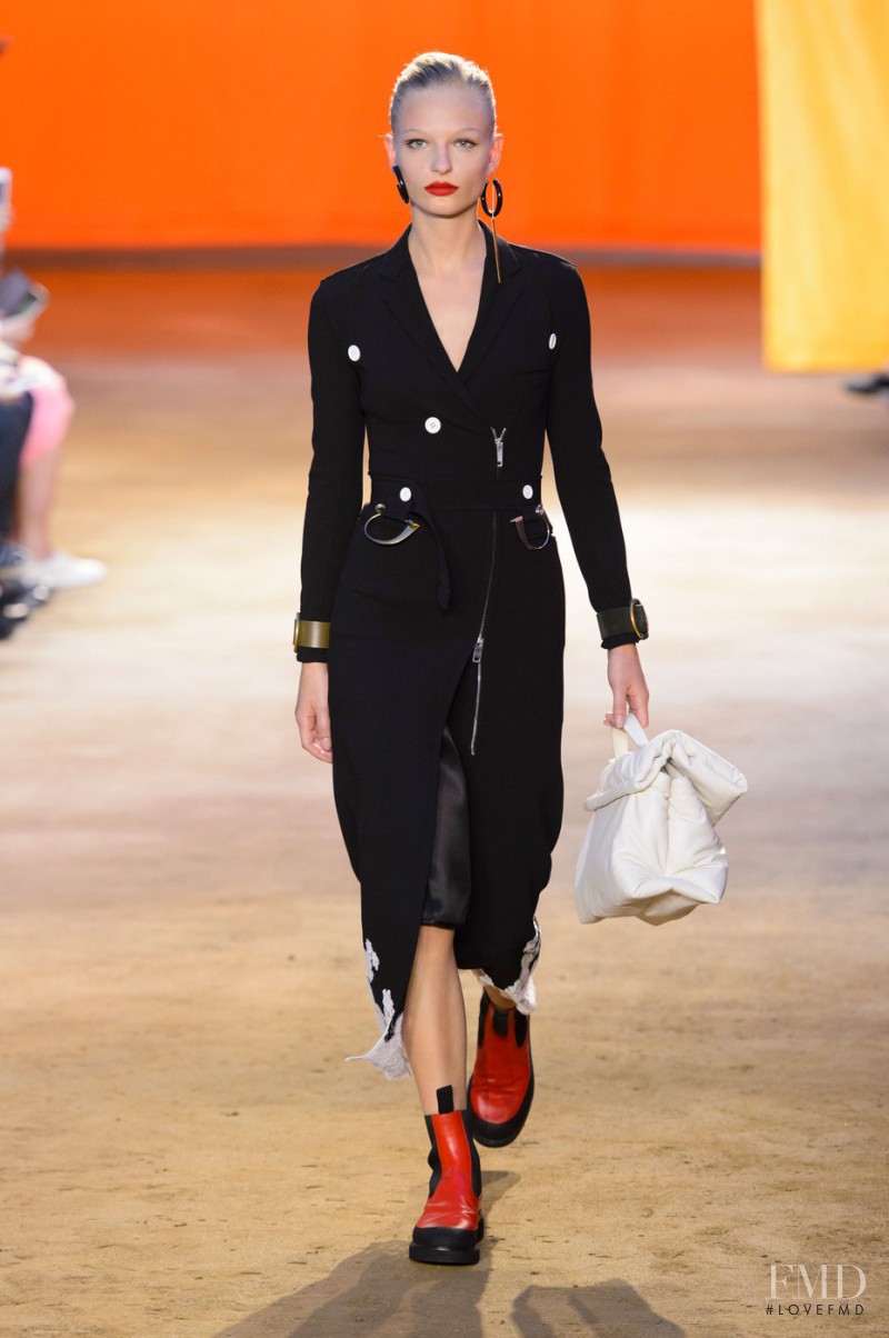 Frederikke Sofie Falbe-Hansen featured in  the Celine fashion show for Spring/Summer 2016