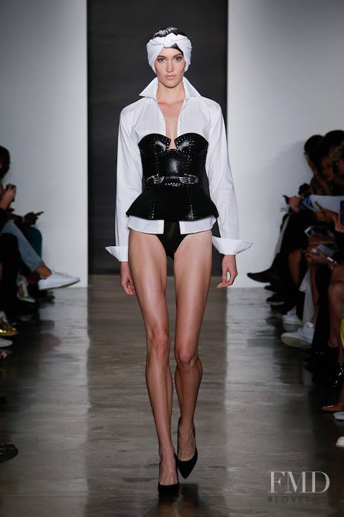 Sarah Bledsoe featured in  the Zana Bayne MOONBATHERS COLLECTION fashion show for Spring/Summer 2015