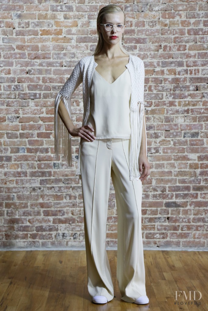 Rina Karuna featured in  the Hellessy fashion show for Spring/Summer 2015