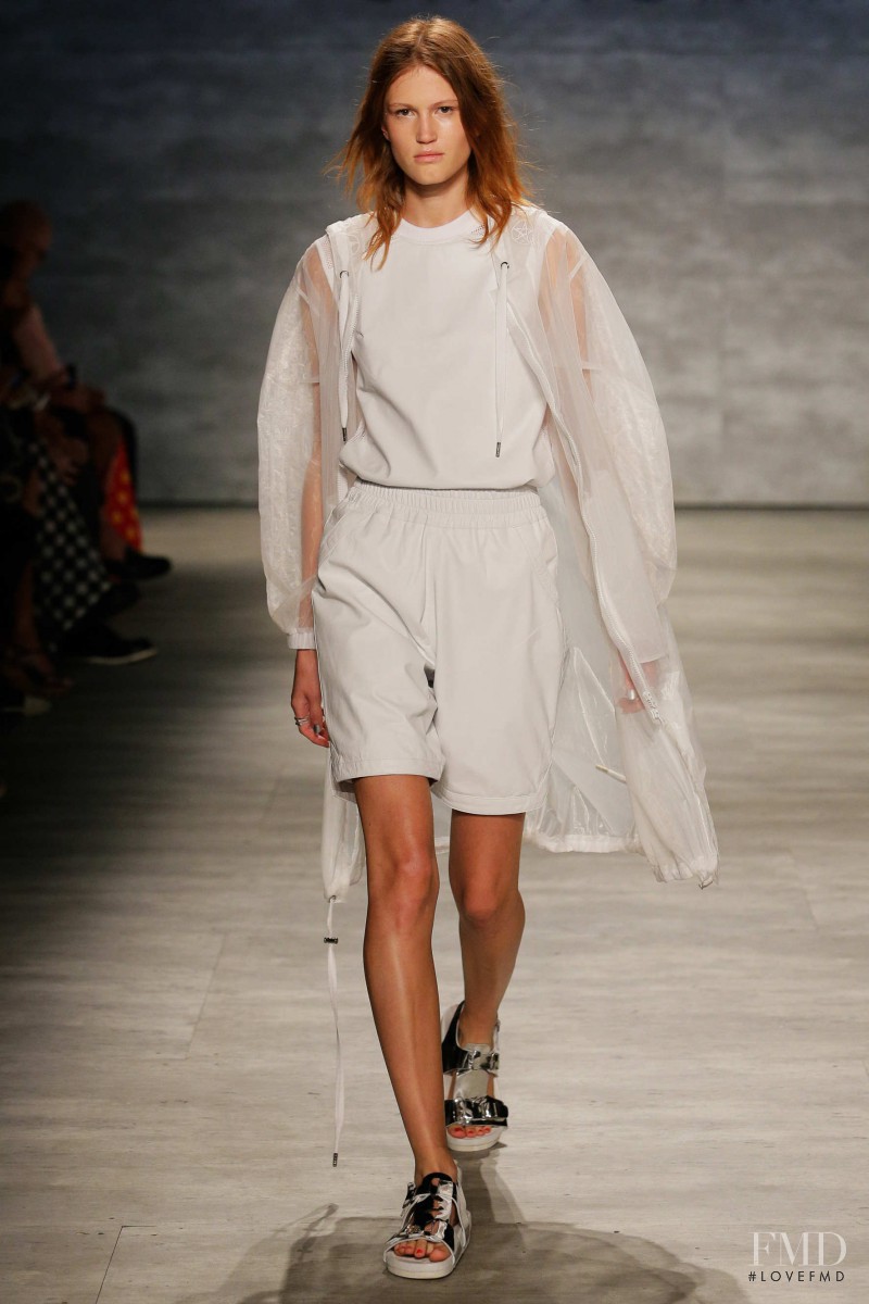 Daria Osipova featured in  the Skingraft fashion show for Spring/Summer 2015