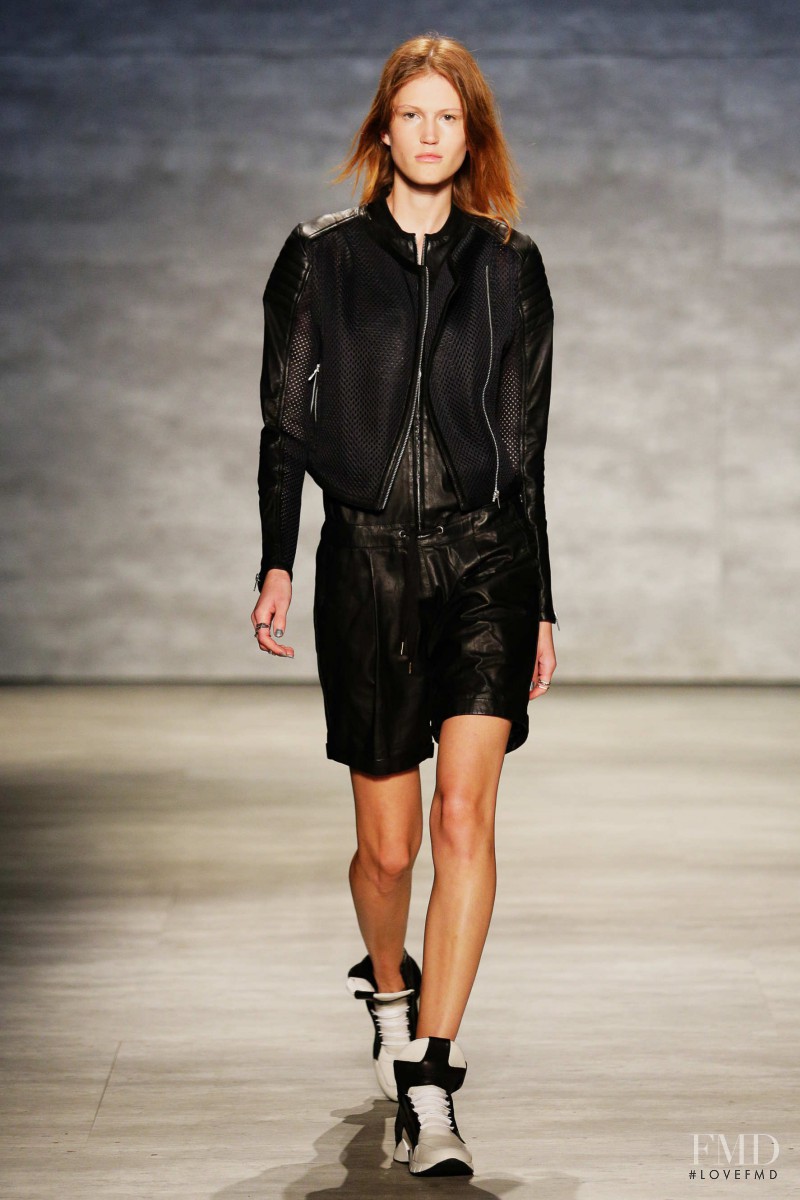 Daria Osipova featured in  the Skingraft fashion show for Spring/Summer 2015