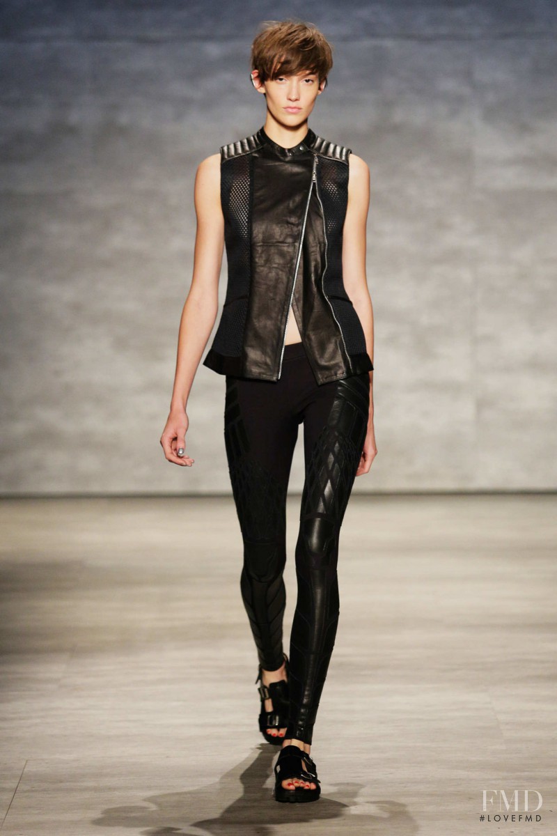 Sarah Bledsoe featured in  the Skingraft fashion show for Spring/Summer 2015