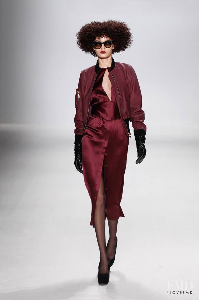 Wanessa Milhomem featured in  the Georgine fashion show for Autumn/Winter 2015