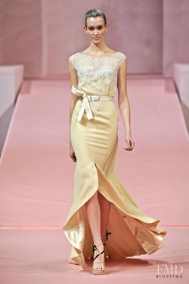 Sarah Bledsoe featured in  the Alexis Mabille fashion show for Spring/Summer 2013
