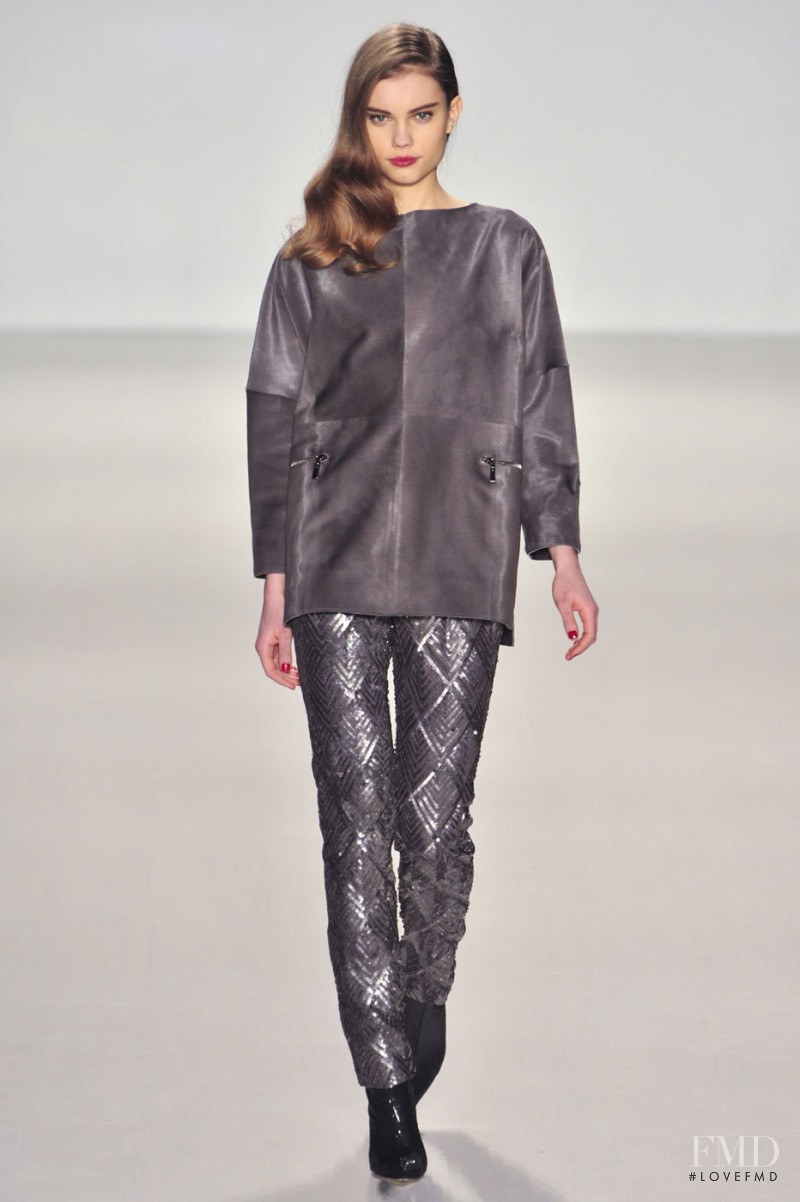 Daria Piotrowiak featured in  the Pamella Roland fashion show for Autumn/Winter 2014