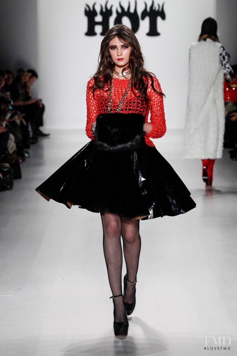 Dasha Khlynova featured in  the Betsey Johnson fashion show for Autumn/Winter 2014