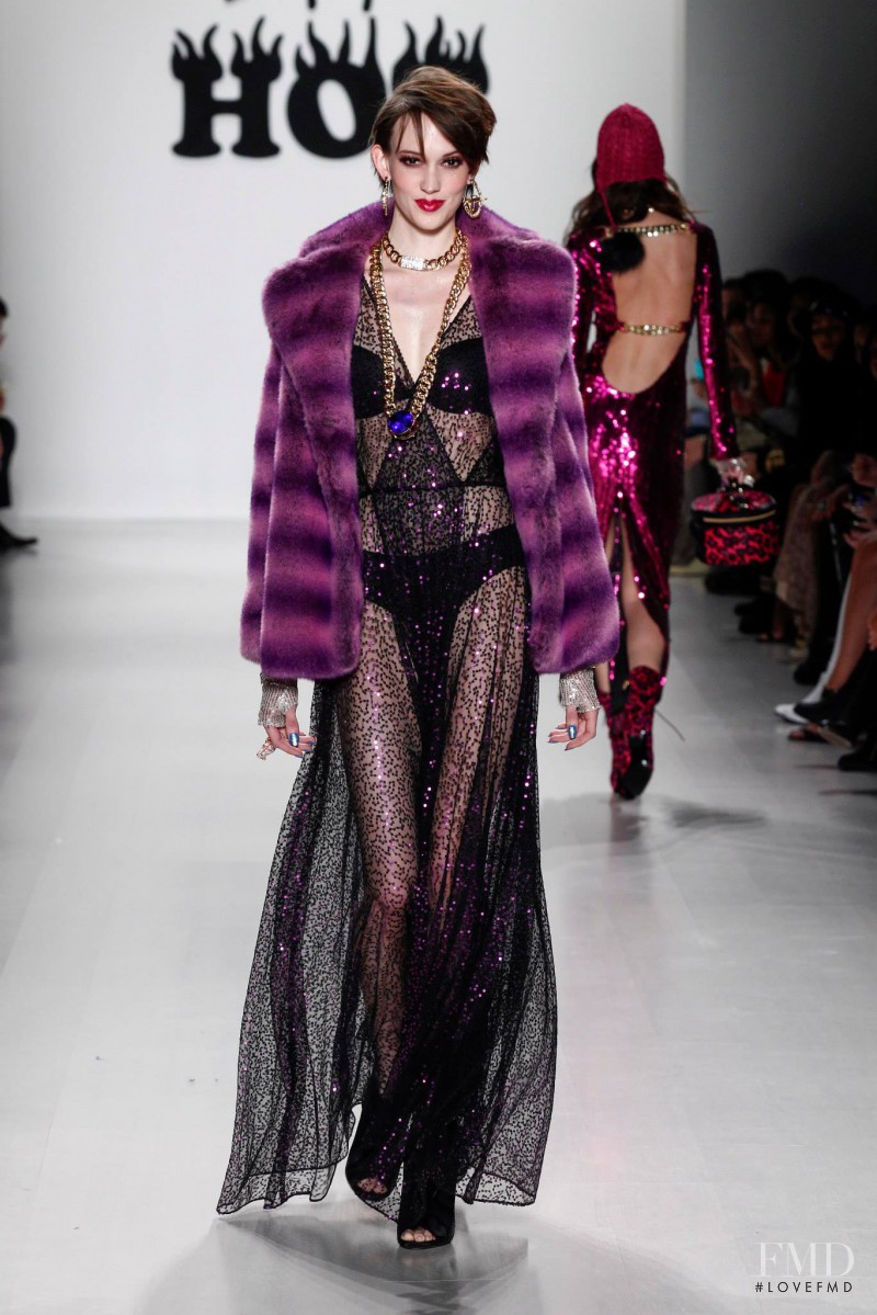 Sarah Bledsoe featured in  the Betsey Johnson fashion show for Autumn/Winter 2014