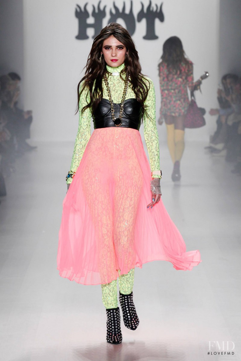 Dasha Khlynova featured in  the Betsey Johnson fashion show for Autumn/Winter 2014