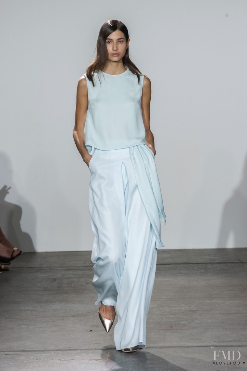 Roberta Pecoraro featured in  the Misha Nonoo fashion show for Spring/Summer 2015