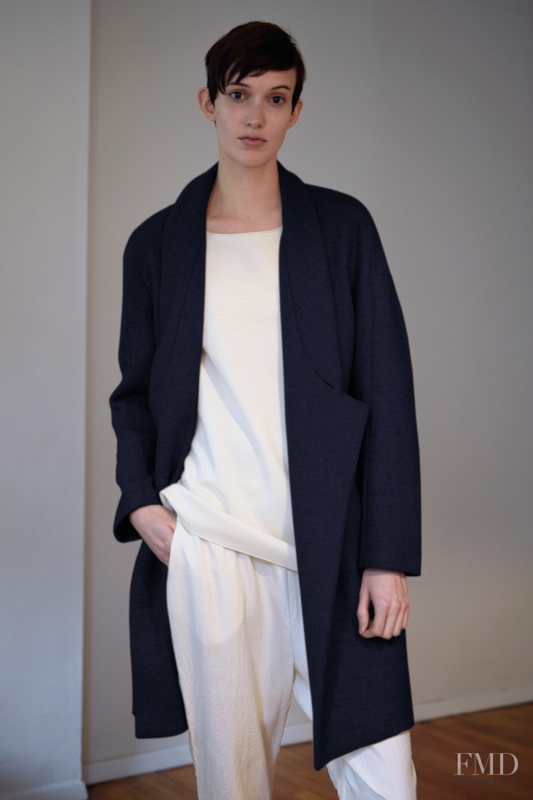 Sarah Bledsoe featured in  the Alasdair lookbook for Pre-Fall 2015