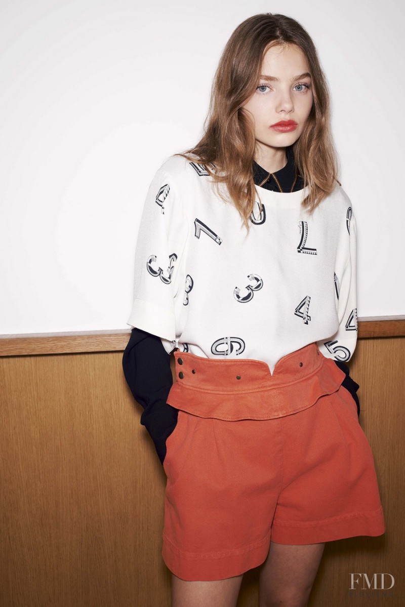 Kristine Frøseth featured in  the See by Chloe lookbook for Autumn/Winter 2014