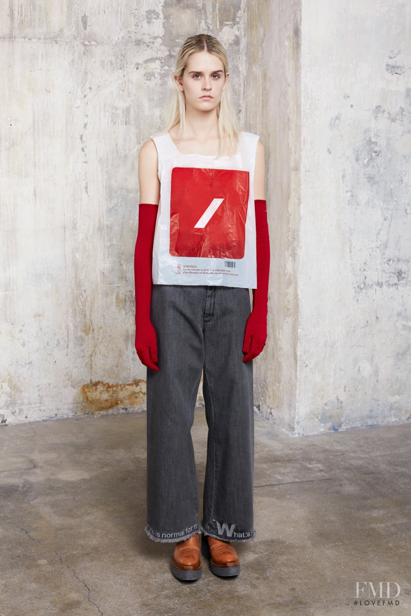 Lee Kelters featured in  the MM6 Maison Martin Margiela lookbook for Autumn/Winter 2015