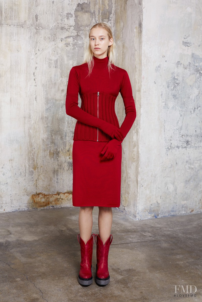 Eva Berzina featured in  the MM6 Maison Martin Margiela lookbook for Autumn/Winter 2015