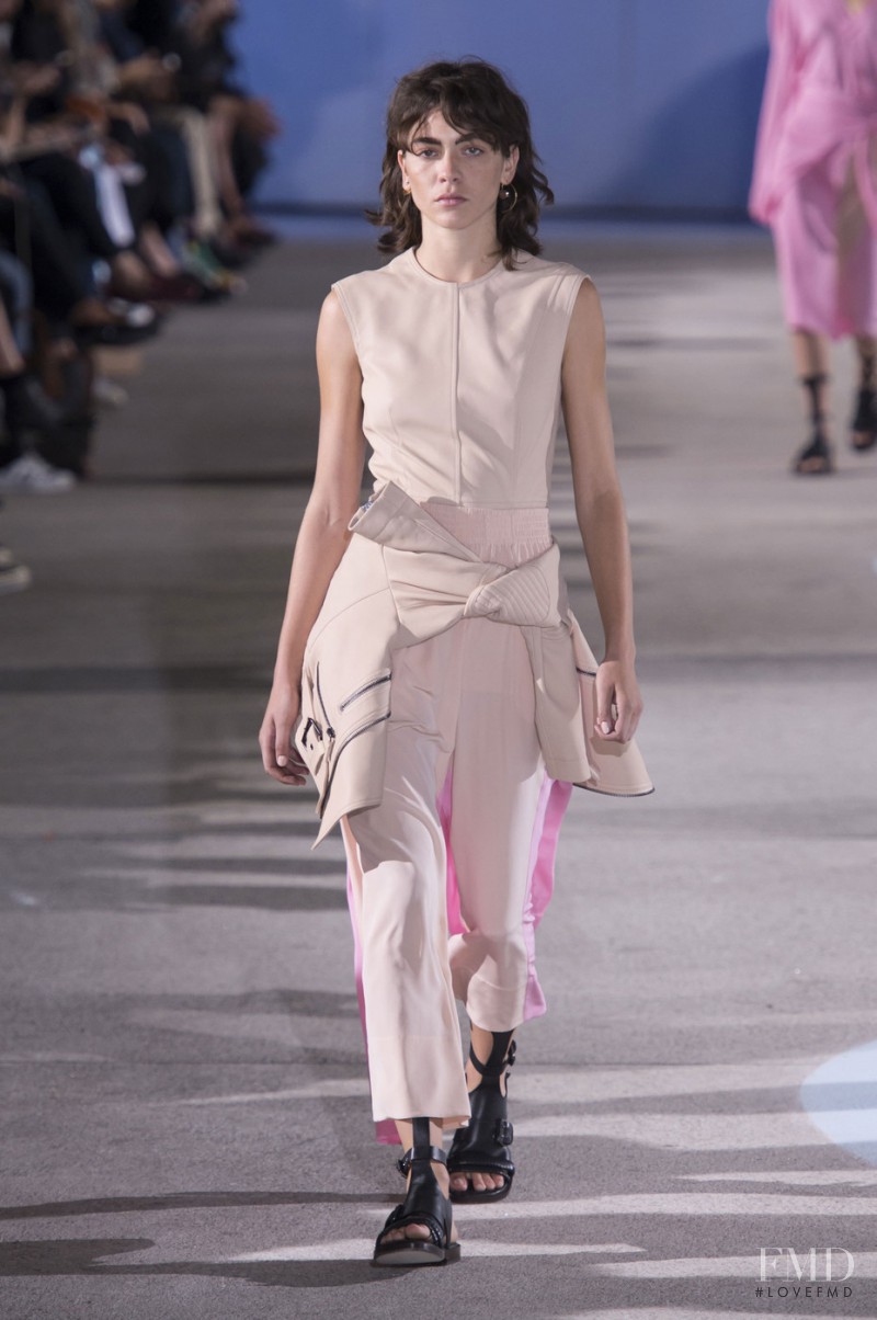 Steffy Argelich featured in  the Cedric Charlier fashion show for Spring/Summer 2016