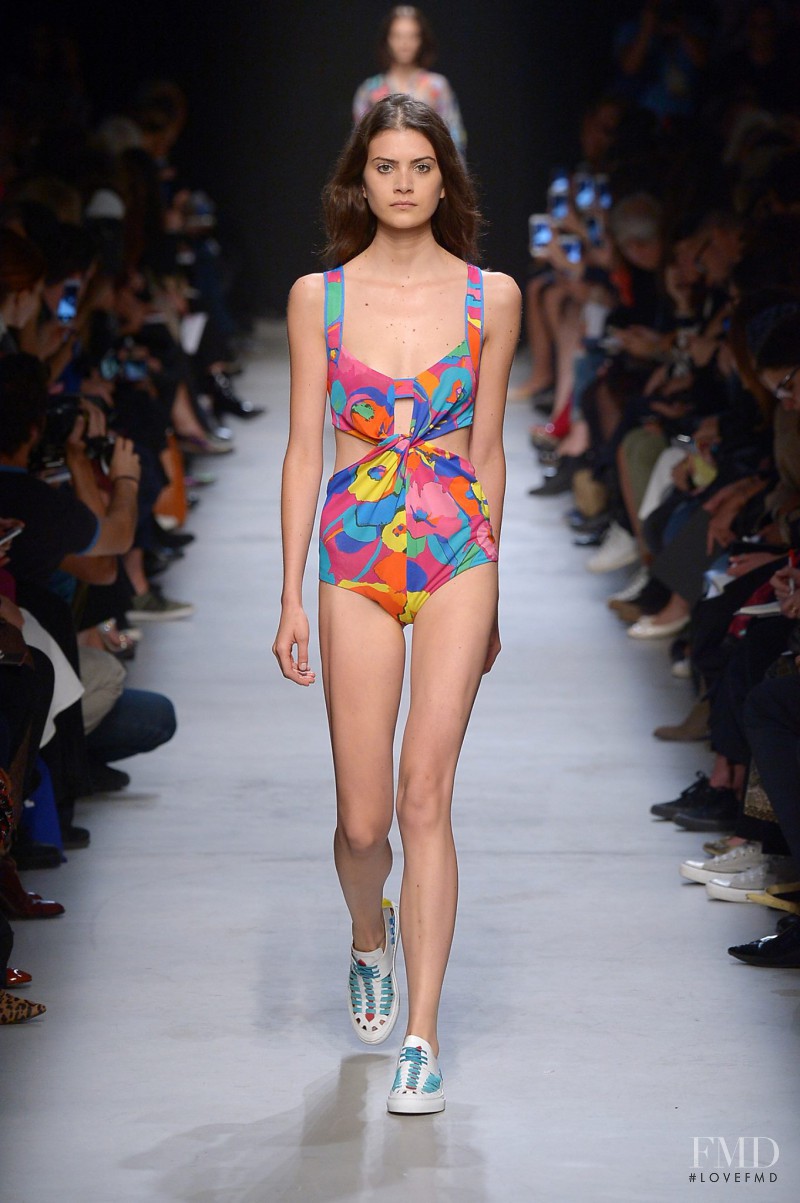 Kim Valerie Jaspers featured in  the Leonard fashion show for Spring/Summer 2016