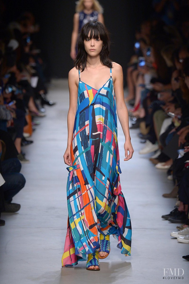 Mae Lapres featured in  the Leonard fashion show for Spring/Summer 2016