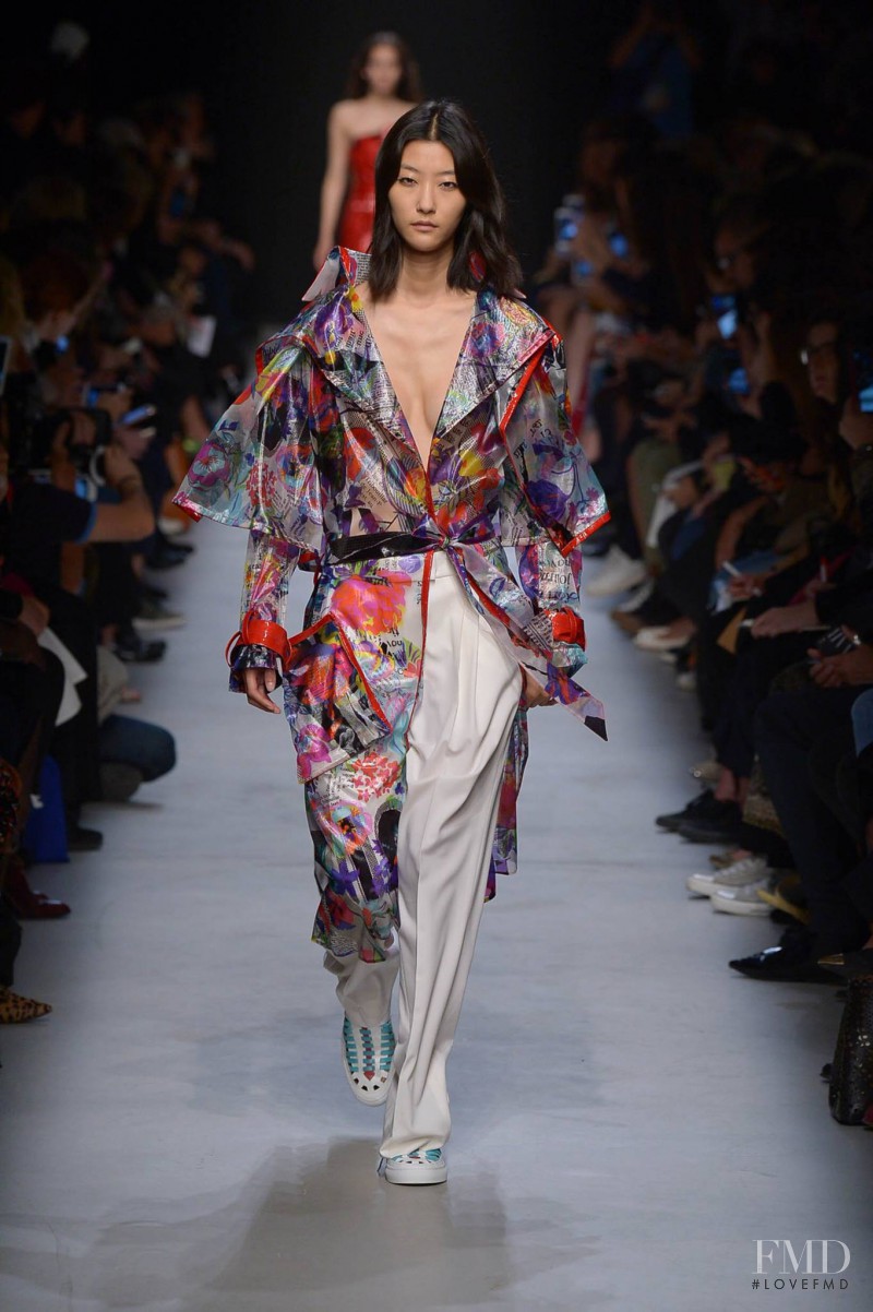 Ji Hye Park featured in  the Leonard fashion show for Spring/Summer 2016