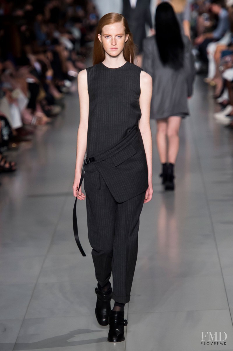 Magdalena Jasek featured in  the DKNY fashion show for Spring/Summer 2016